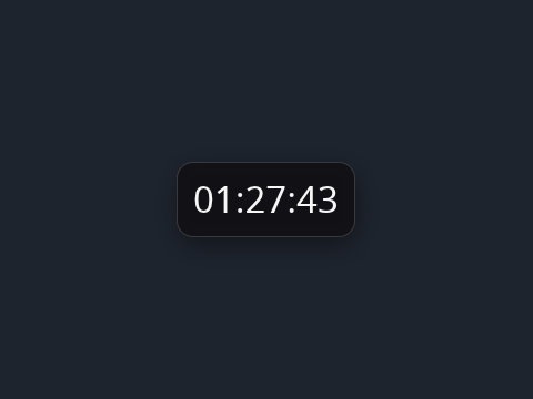 Widget preview: Session